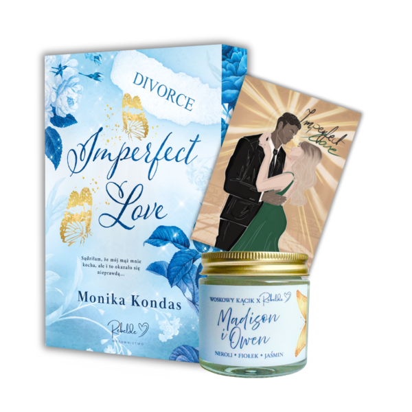 Imperfect Love + świeczka sojowa i dodatki