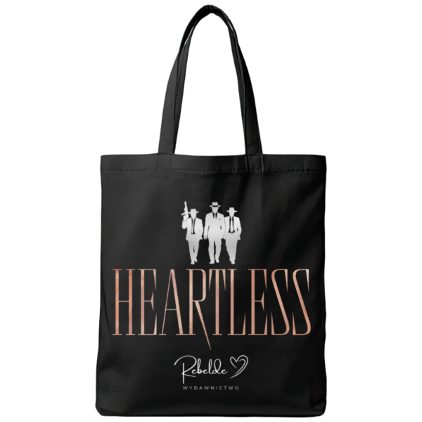 Torba bawełniana inspirowana książką Leonii Oscar - Heartless