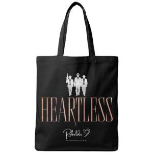 Torba bawełniana inspirowana książką Leonii Oscar - Heartless